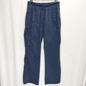3/$30 Cherokee Workwear Navy Blue Scrub Pants Med